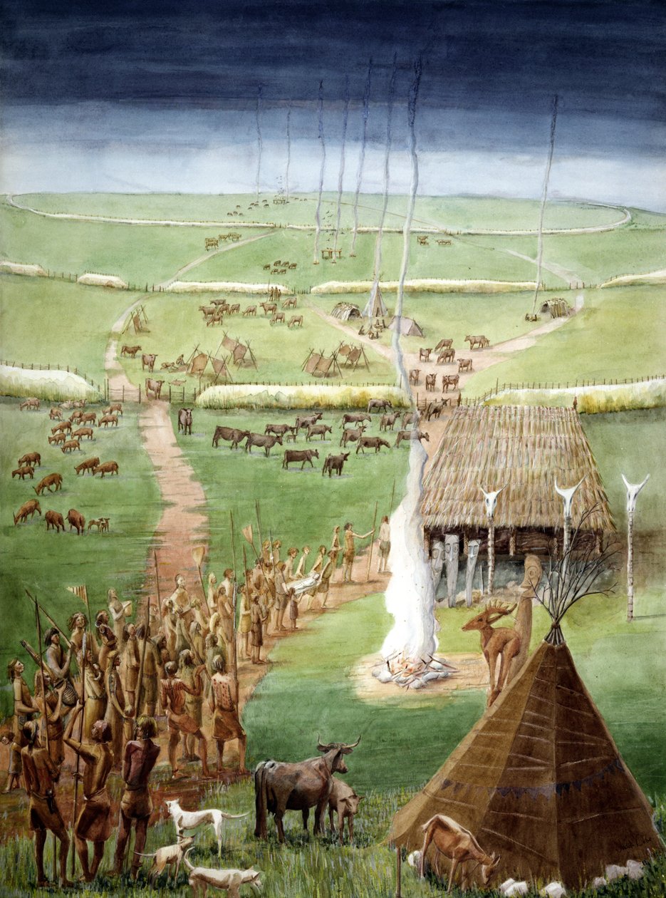 Windmühlenhügel, Avebury, Wiltshire von Judith Dobie