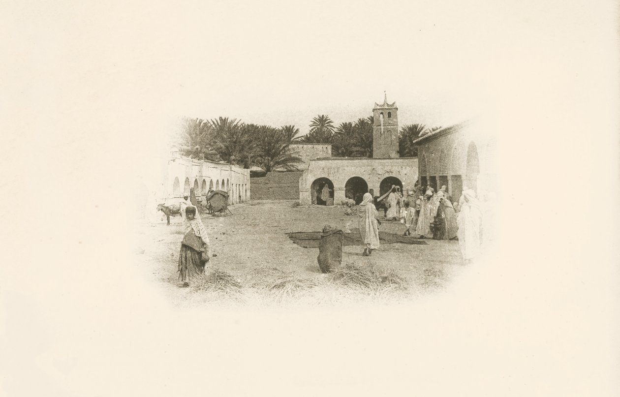 Eine von Jules Gervais-Courtellemonts Ansichten von Algerien von Jules (after) Gervais-Courtellemont