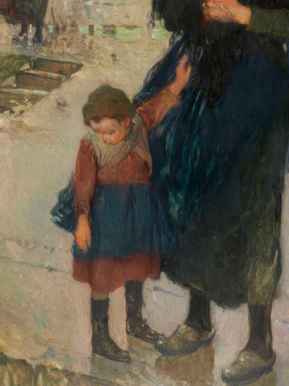 Schweres Wetter vor der Küste, Seeleute aus Etaples von Jules Adler