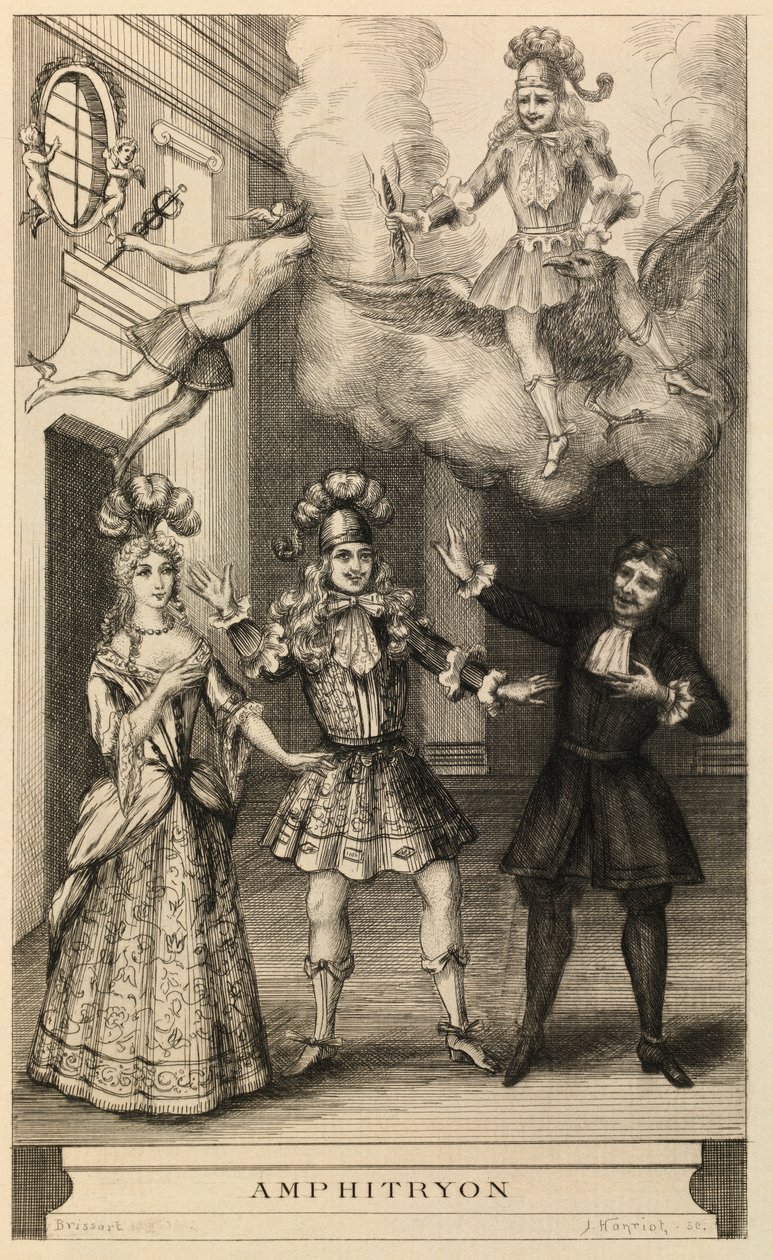 Szene aus Amphitryon von Jules Armand Hanriot