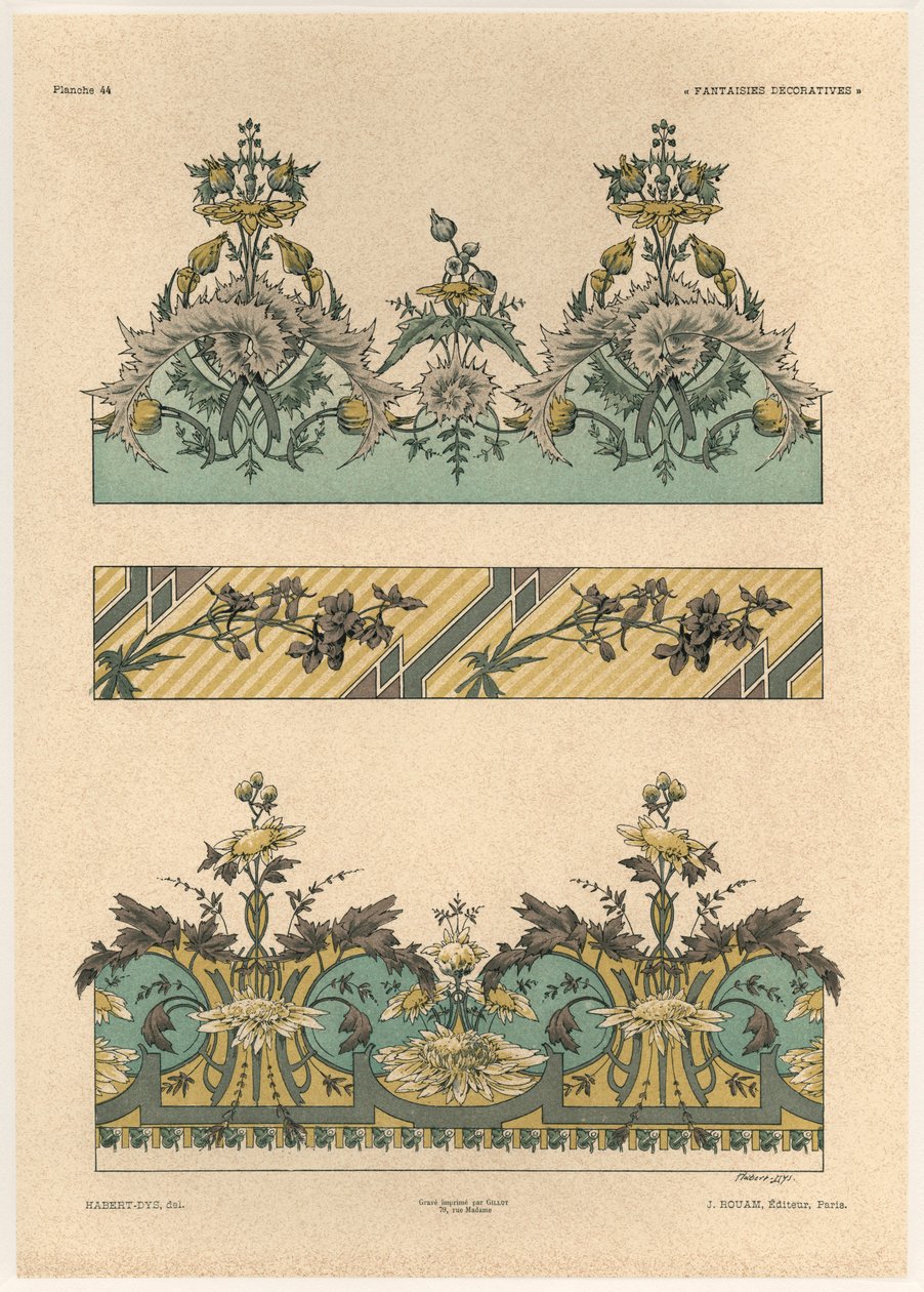 Blumenmuster, Tafel 44 aus 
