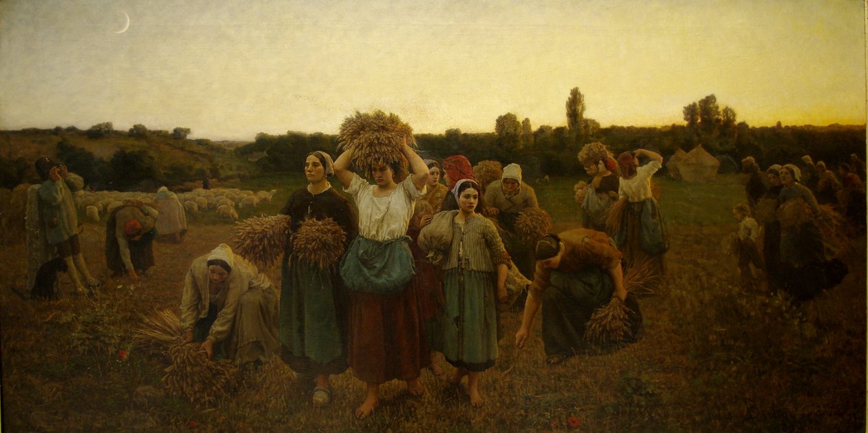 Le Rappel de glaneuses von Jules Breton