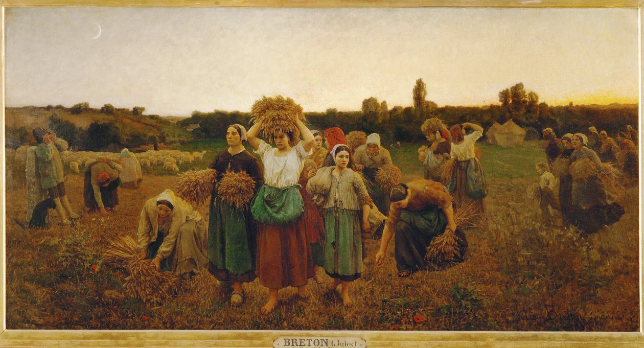 Der Ruf der Nachleserinnen von Jules Breton