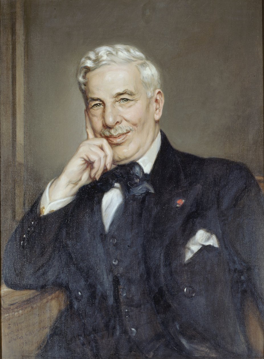 Porträt von Maurice Donnay 1859-1945, 1934 von Jules Cayron