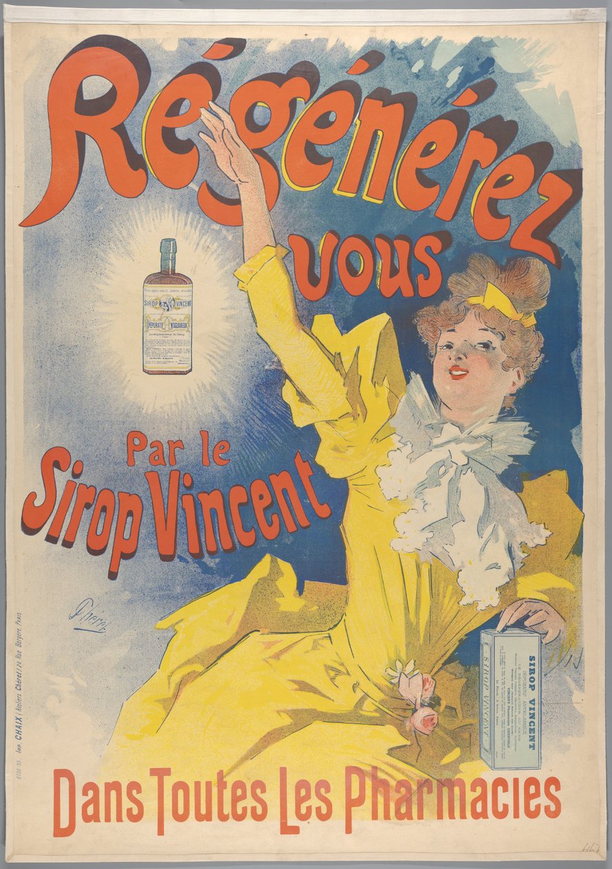 Sirop Vincent, 1893 von Jules Cheret