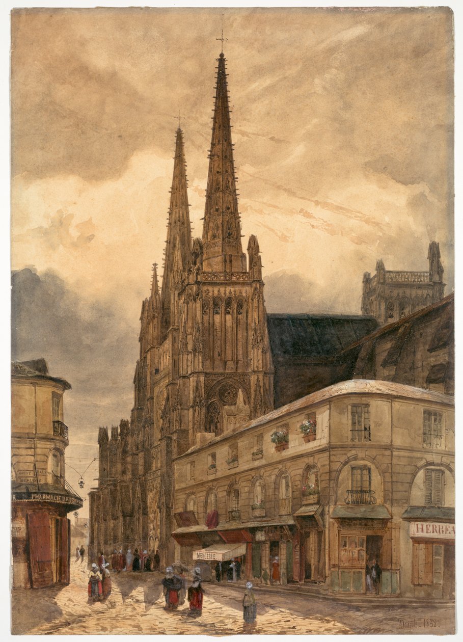 Kathedrale Sainte-André von Bordeaux von Jules Dupré