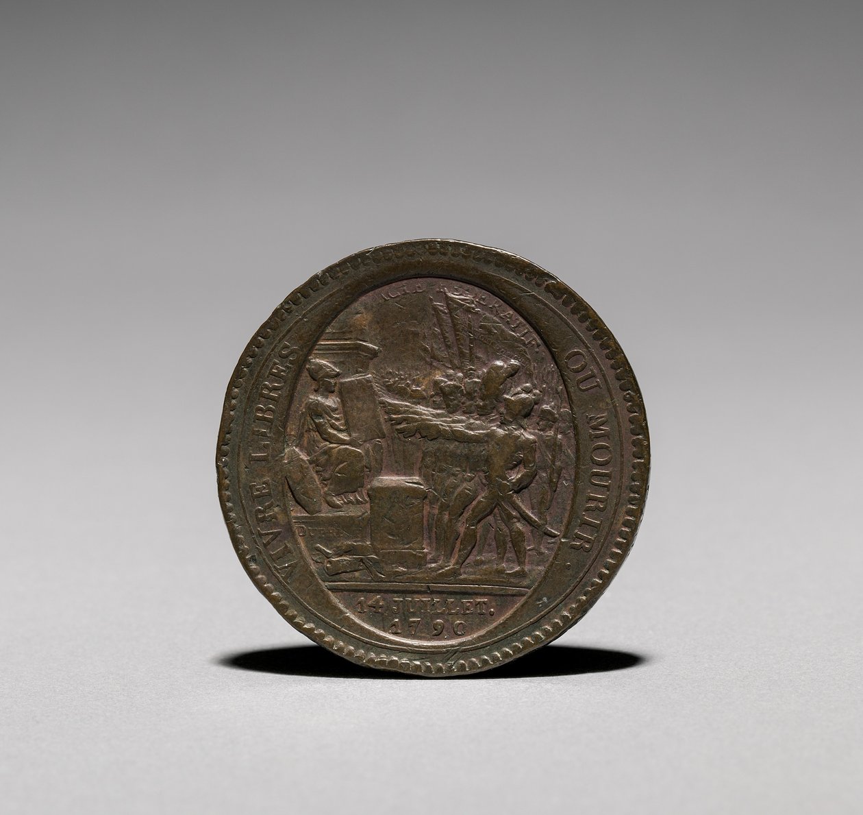 Medaille: Fünf Sols, herausgegeben von den Monneron-Brüdern, Paris, 1792, Vorderseite von Jules Dupré