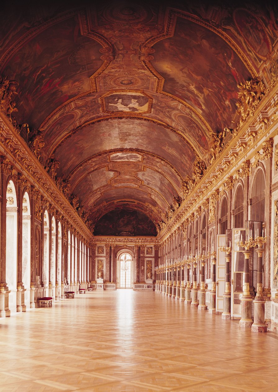 Die Galerie des Glaces (Spiegelsaal) 1678-84 von Jules Hardouin Mansart