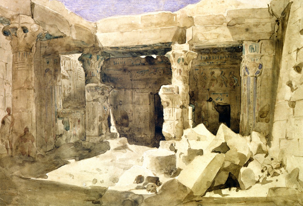 Die Pyramiden und die Sphinx, Gizeh, Ägypten, 19. Jahrhundert von Jules Lemaitre