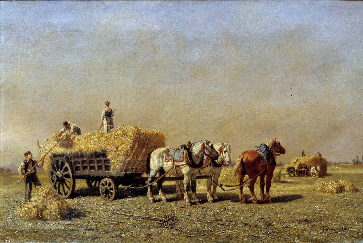 Die Schnitter (Detail) von Jules Veyrassat