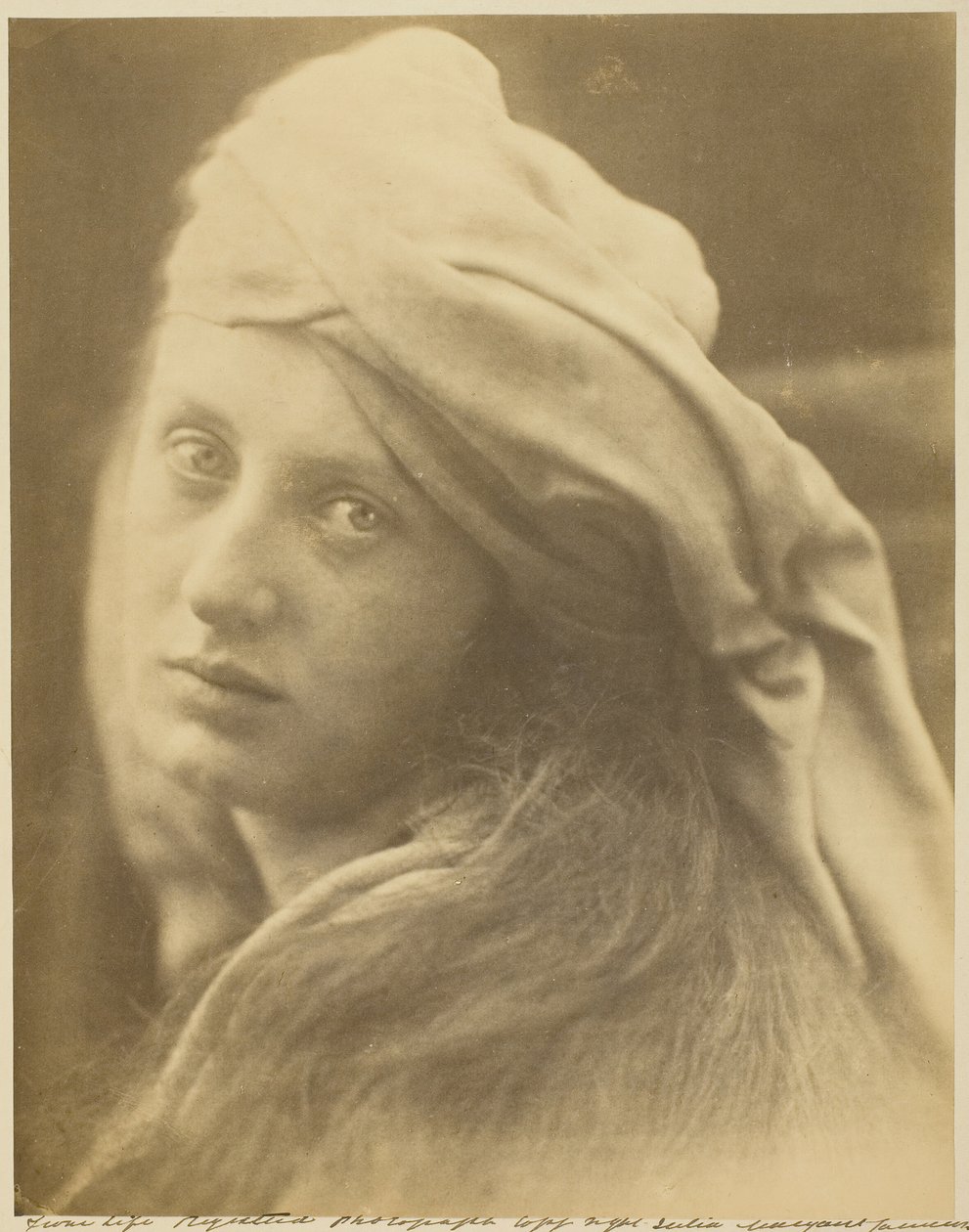 Eine Studie der Beatrice Cenci, September 1870 von Julia Margaret Cameron