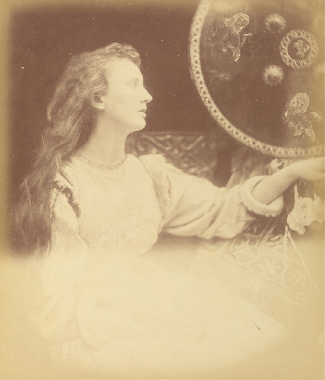 Elaine "die Lilien-Magd von Astolat" von Julia Margaret Cameron