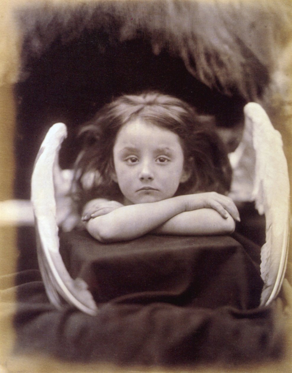 Ich warte (Rachel Gurney als Engel) von Julia Margaret Cameron