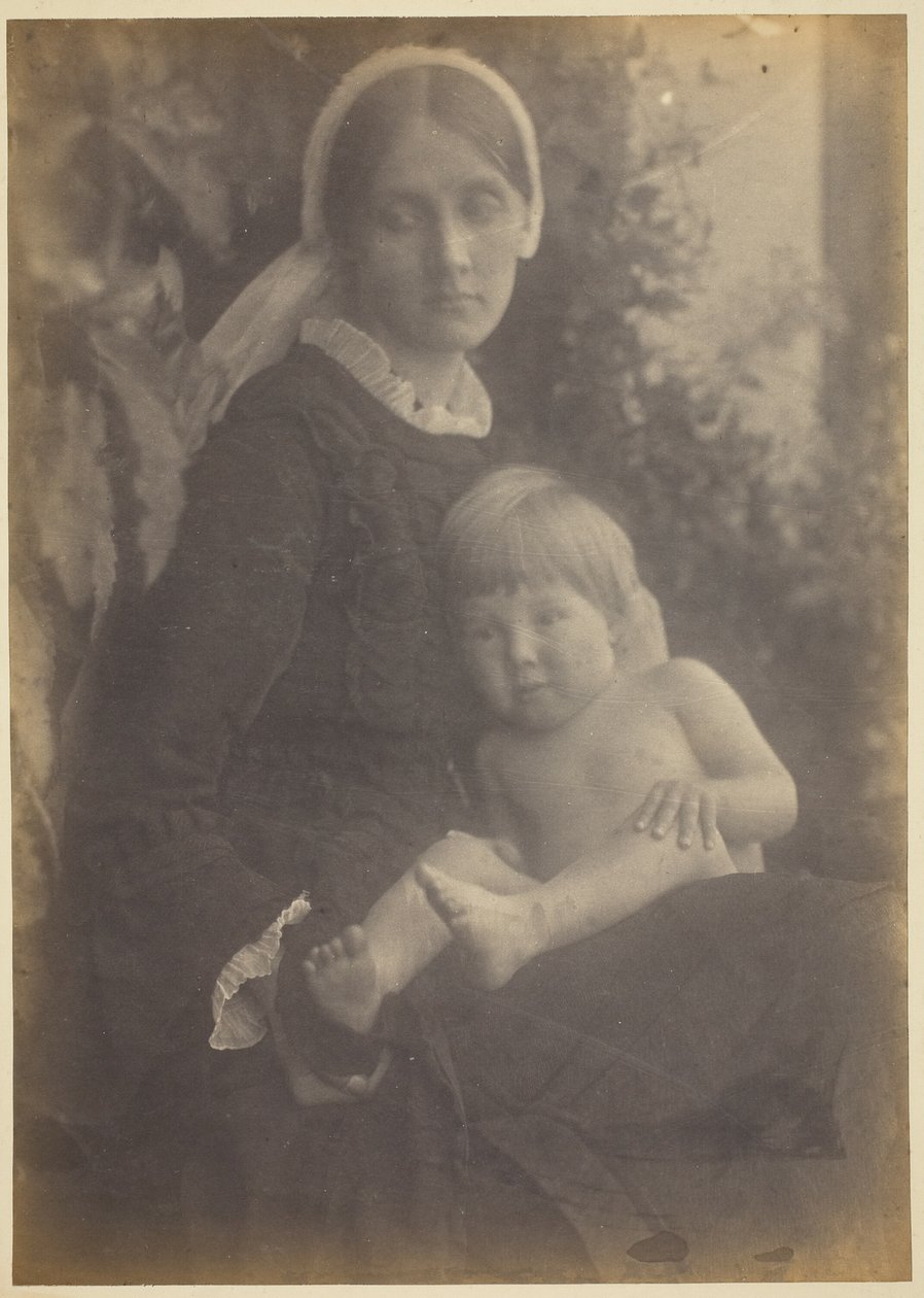 Mrs. Herbert Duckworth mit Gerald Duckworth von Julia Margaret Cameron