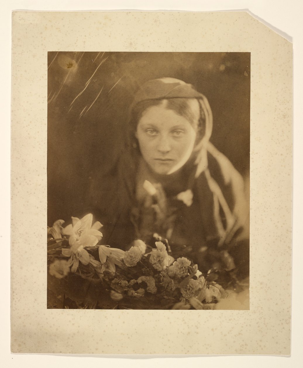 Das Blumenmädchen von Julia Margaret Cameron