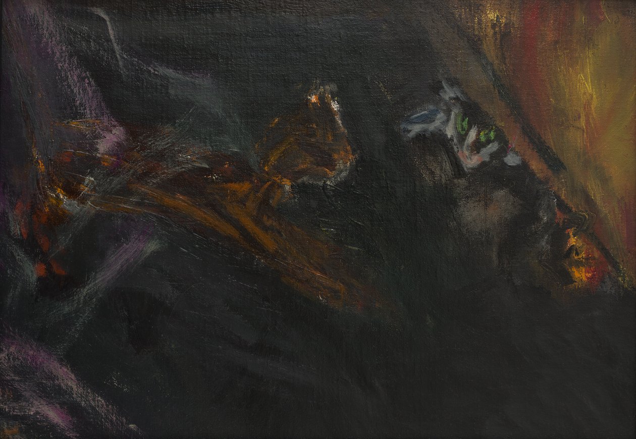Kätzchen beim Spielen, 2016 von Julie Held