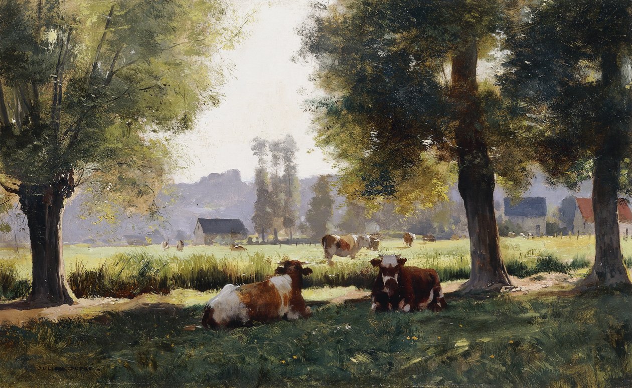 Wiese in Arques-la-Bataille, Normandie von Julien Dupre