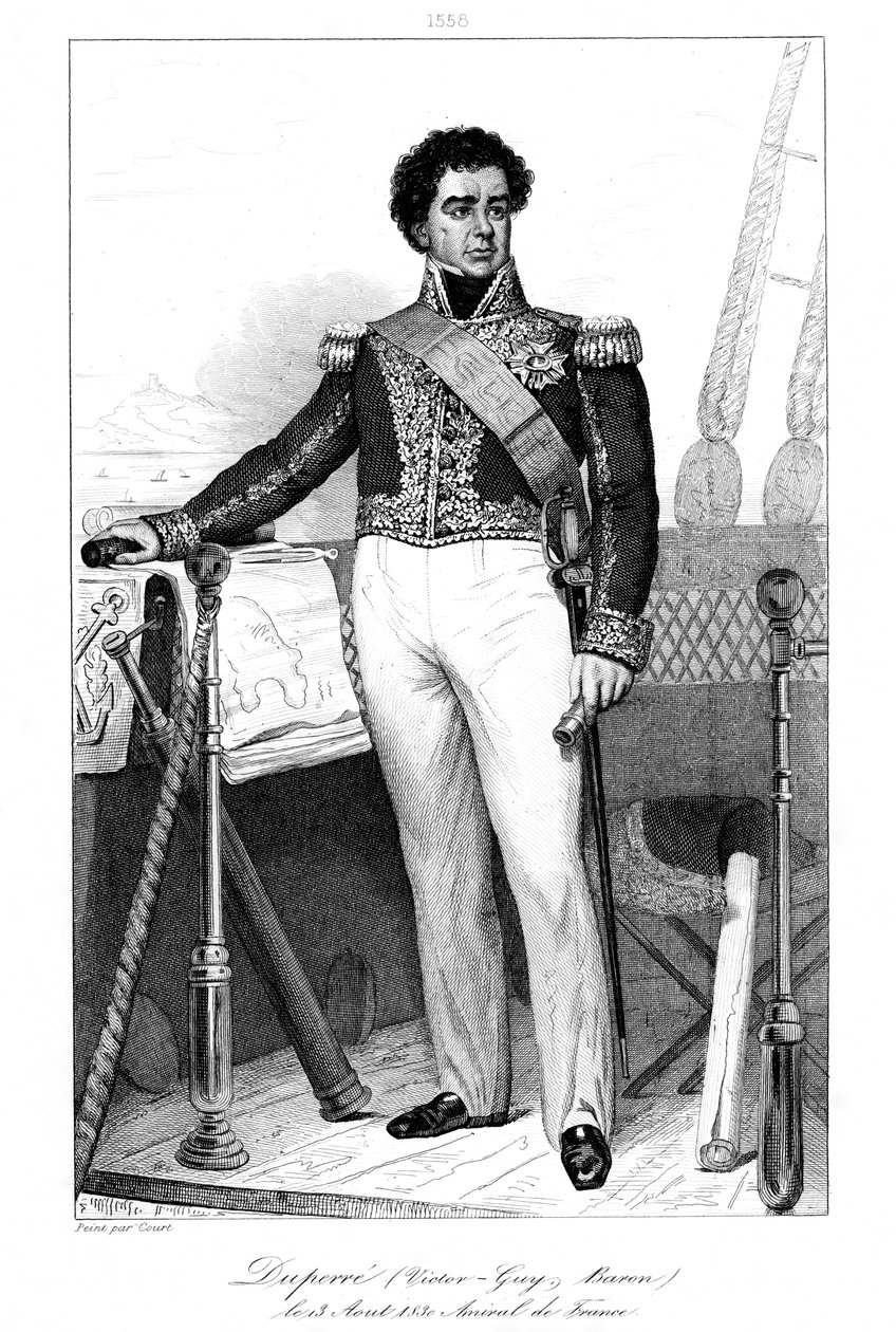 Guy-Victor Duperré 1775-1846, französischer Admiral, 1839 von Julien Leopold Boilly