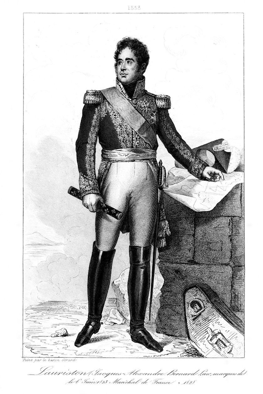 Jacques Lauriston 1768-1828, Marquis de Lauriston, 1839 von Julien Leopold Boilly