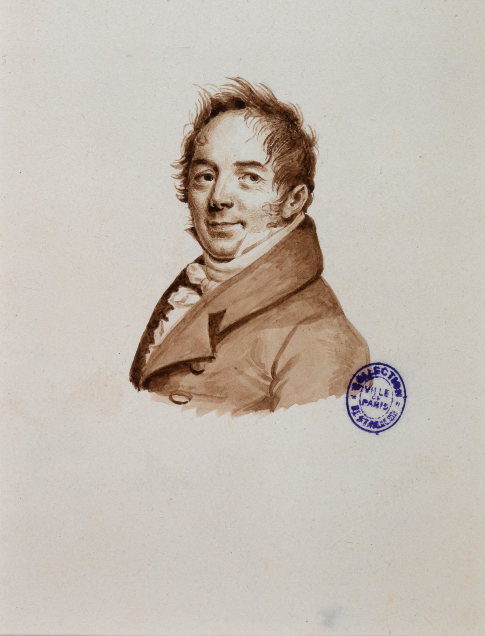 Porträt des Bildhauers Bosio von Julien Leopold Boilly