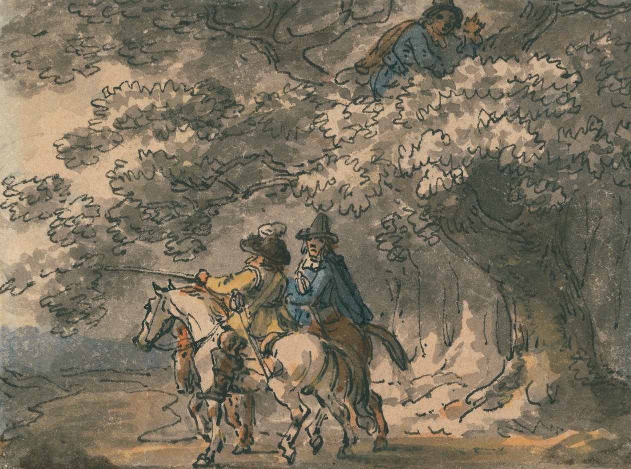 Verstecken von Charles II von Julius Caesar Ibbetson