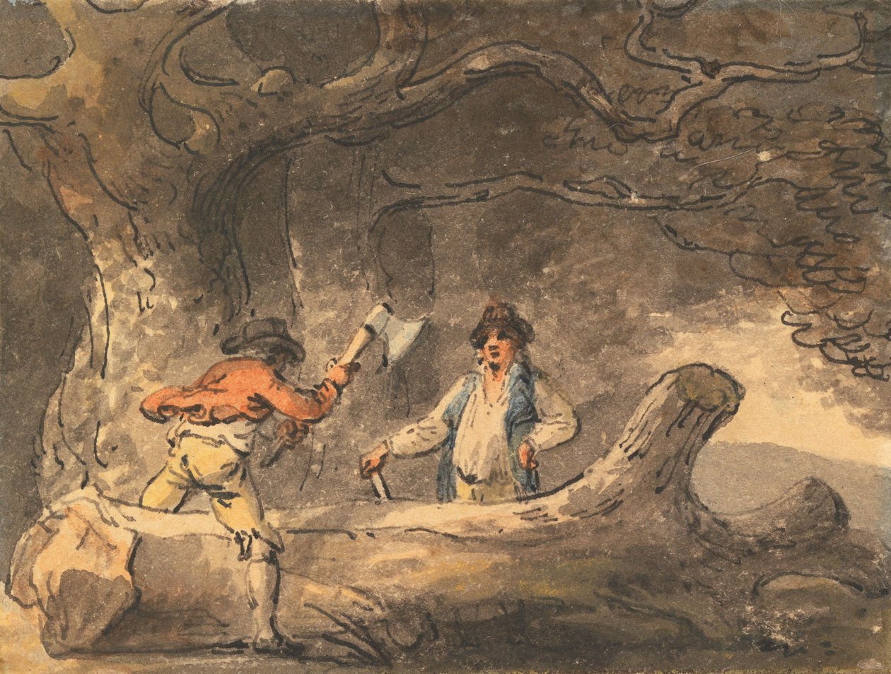 Quadratisch von Julius Caesar Ibbetson