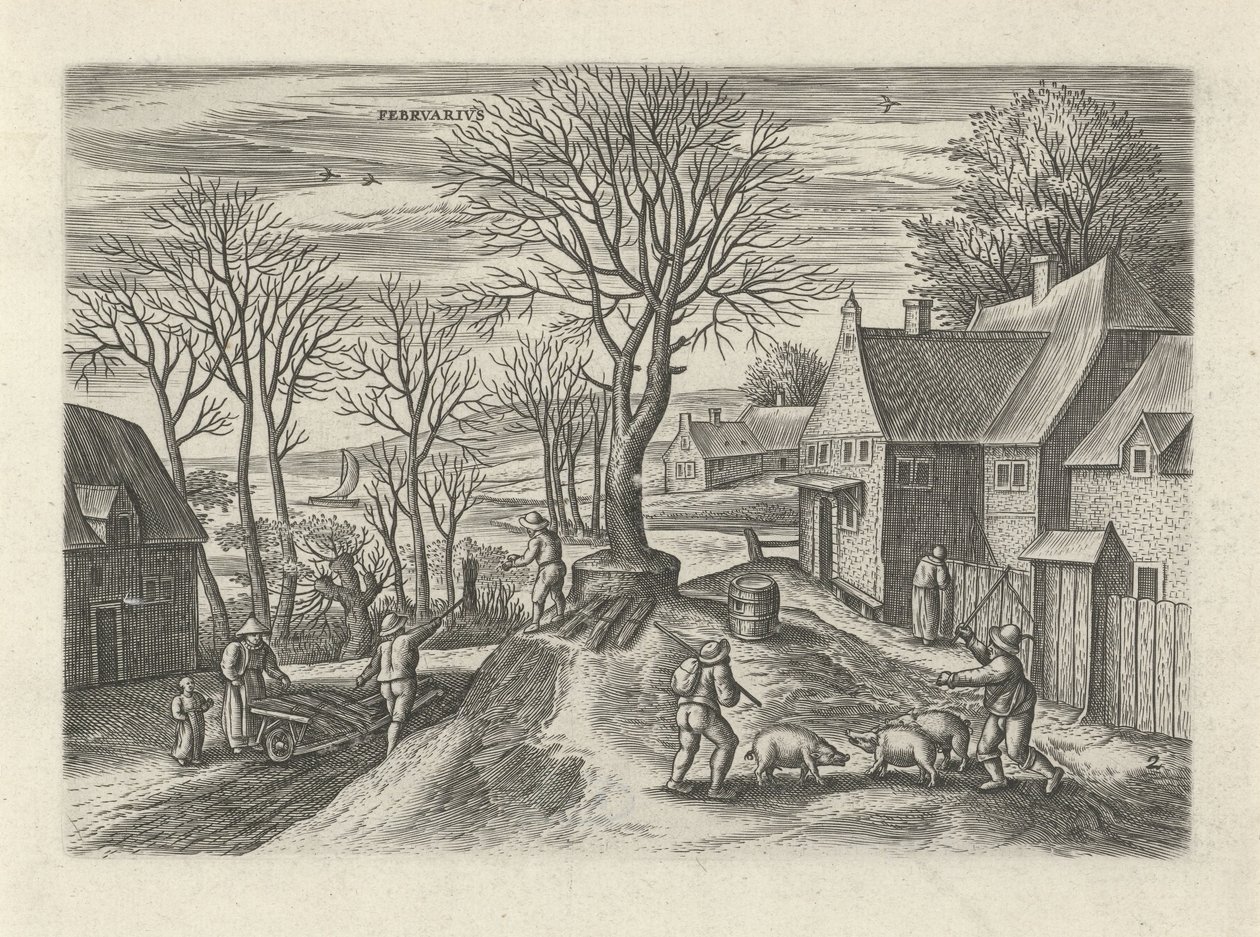 Februar von Julius Goltzius