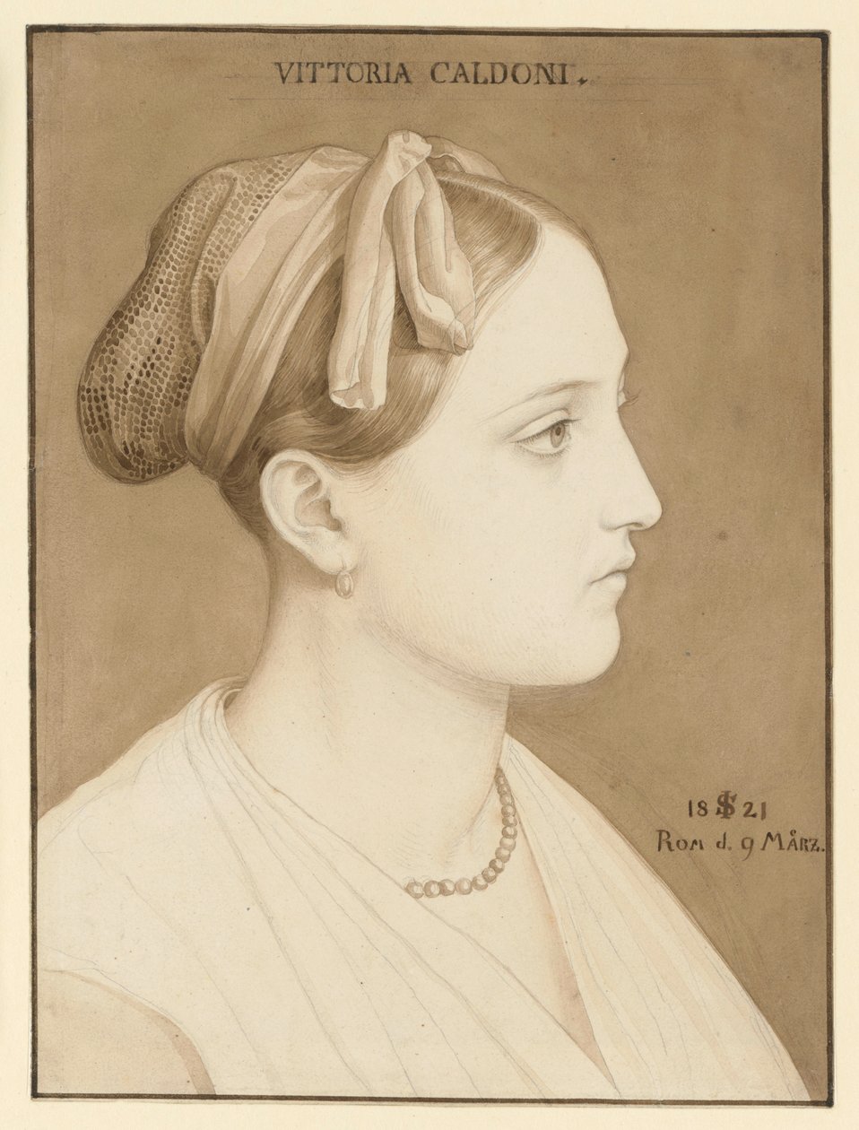 Bildnis der Vittoria Caldoni von Julius Schnorr von Carolsfeld