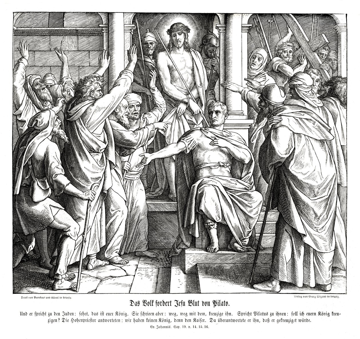 Pontius Pilatus von Julius Schnorr von Carolsfeld