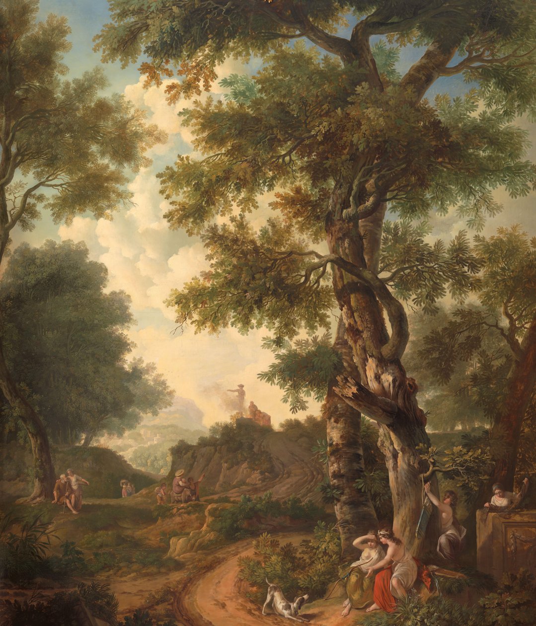 Arkadische Landschaft mit Reisenden von Jurriaan Andriessen