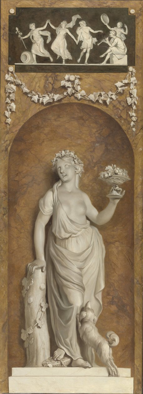 Tapete mit Bacchante von Jurriaan Andriessen