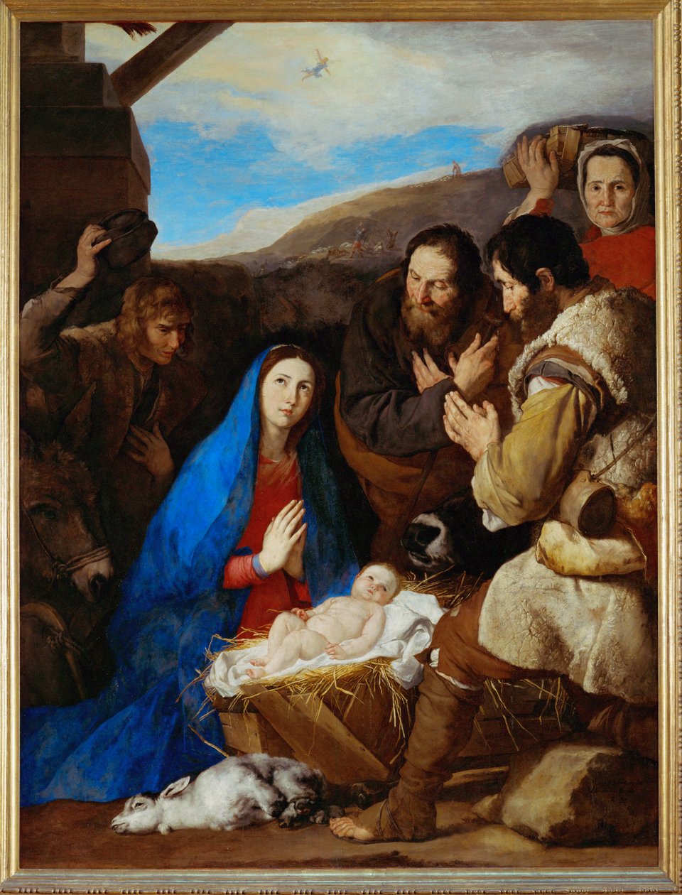 Die Anbetung der Hirten von Jusepe de (1591-1652) Ribera