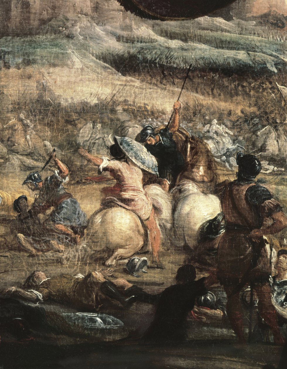 Alarich II. in der Schlacht von Vouillé im Jahr 507 von Jusepe or Jose (c.1605 1656) Leonardo