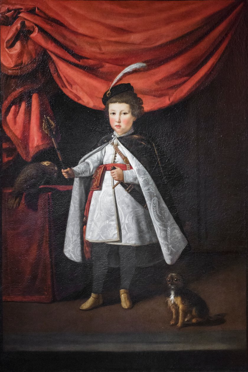 Porträt von Leopoldo de Medici als Junge von Justus Sustermans