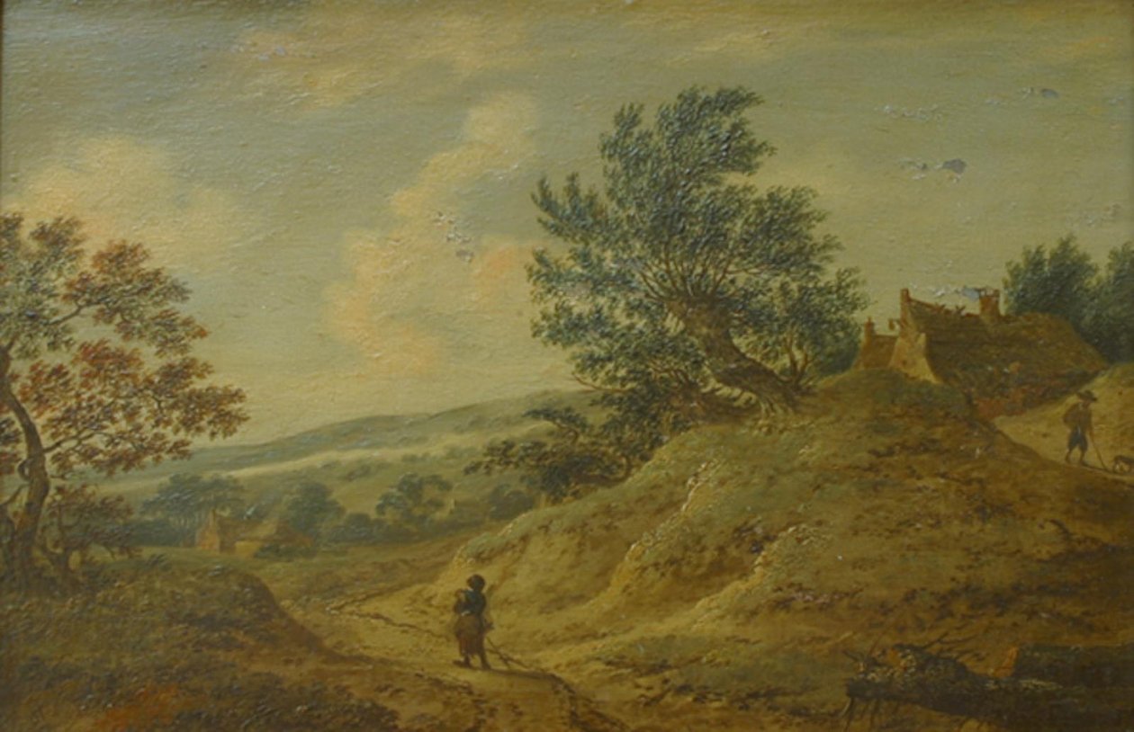 Hügelige Landschaft von KMS 1017 Monogrammist C.H