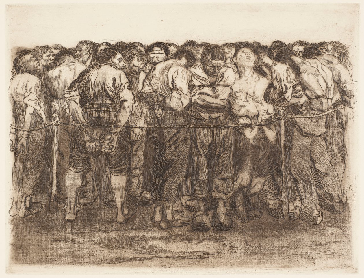 Die Gefangenen von Käthe Kollwitz