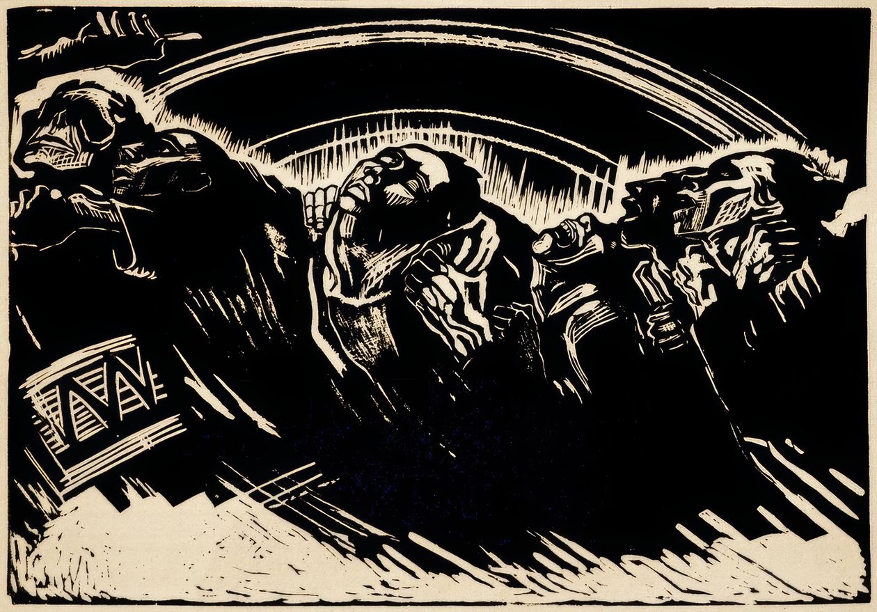 Die Freiwilligen von Käthe Kollwitz