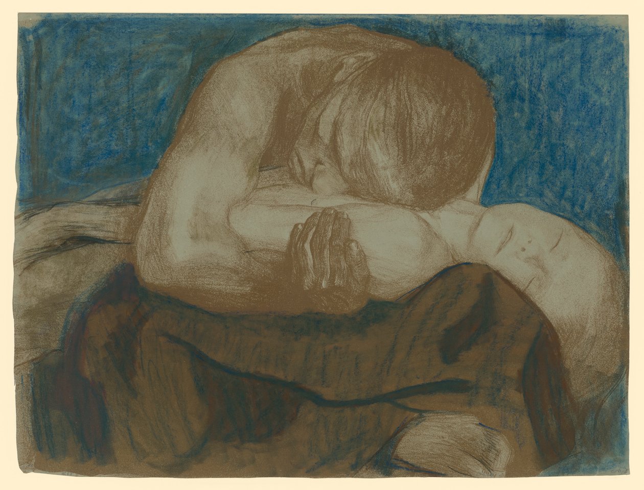 Pietà (1. Zustand, Unikat) von Käthe Kollwitz