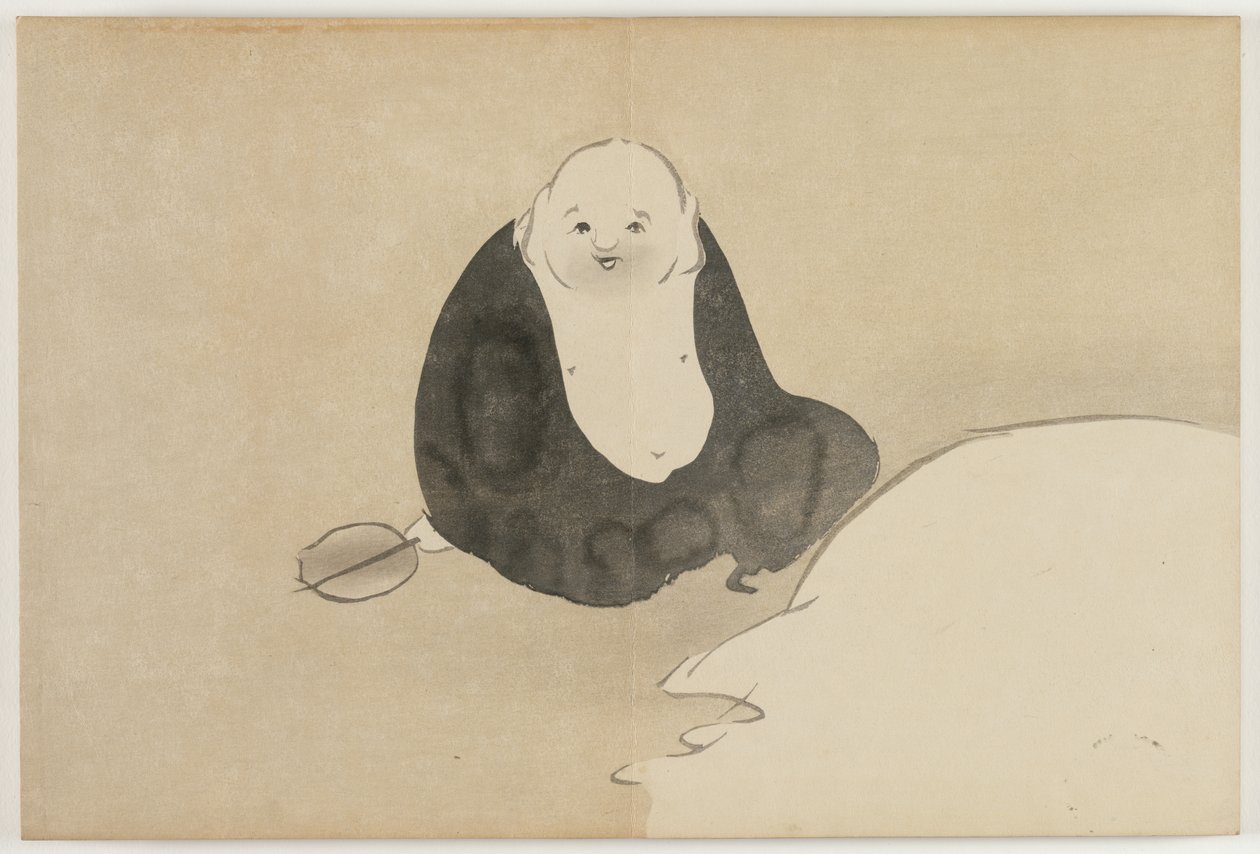 Blumen von hundert Welten (Momoyogusa): Hotei von Kamisaka Sekka
