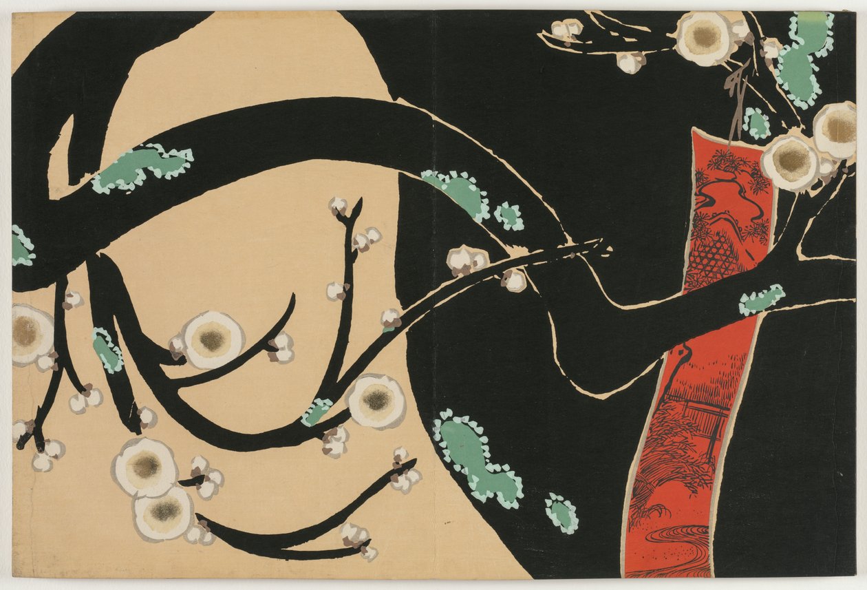 Blumen von hundert Welten (Momoyogusa): Pflaume von Kamisaka Sekka