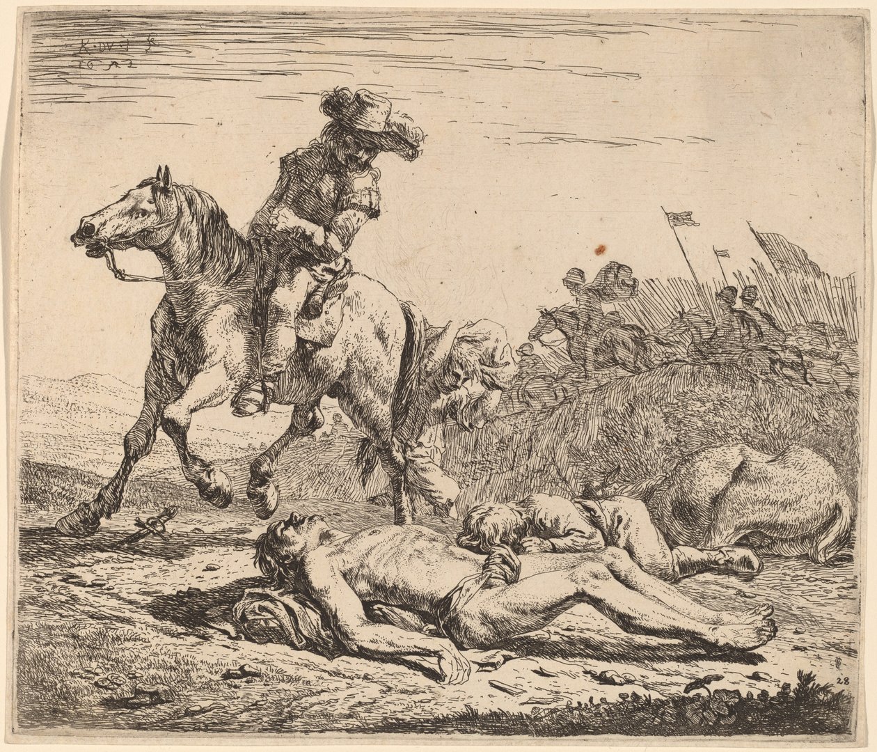 Schlachtfeld von Karel Dujardin