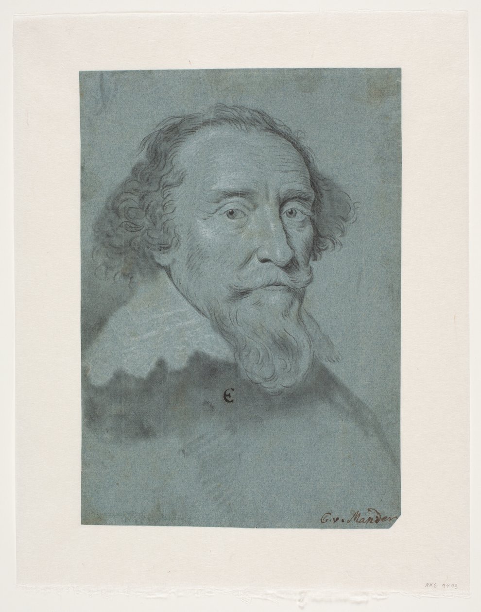 Männerporträt. Henrik, Graf von Bergh. von Karel van III Mander