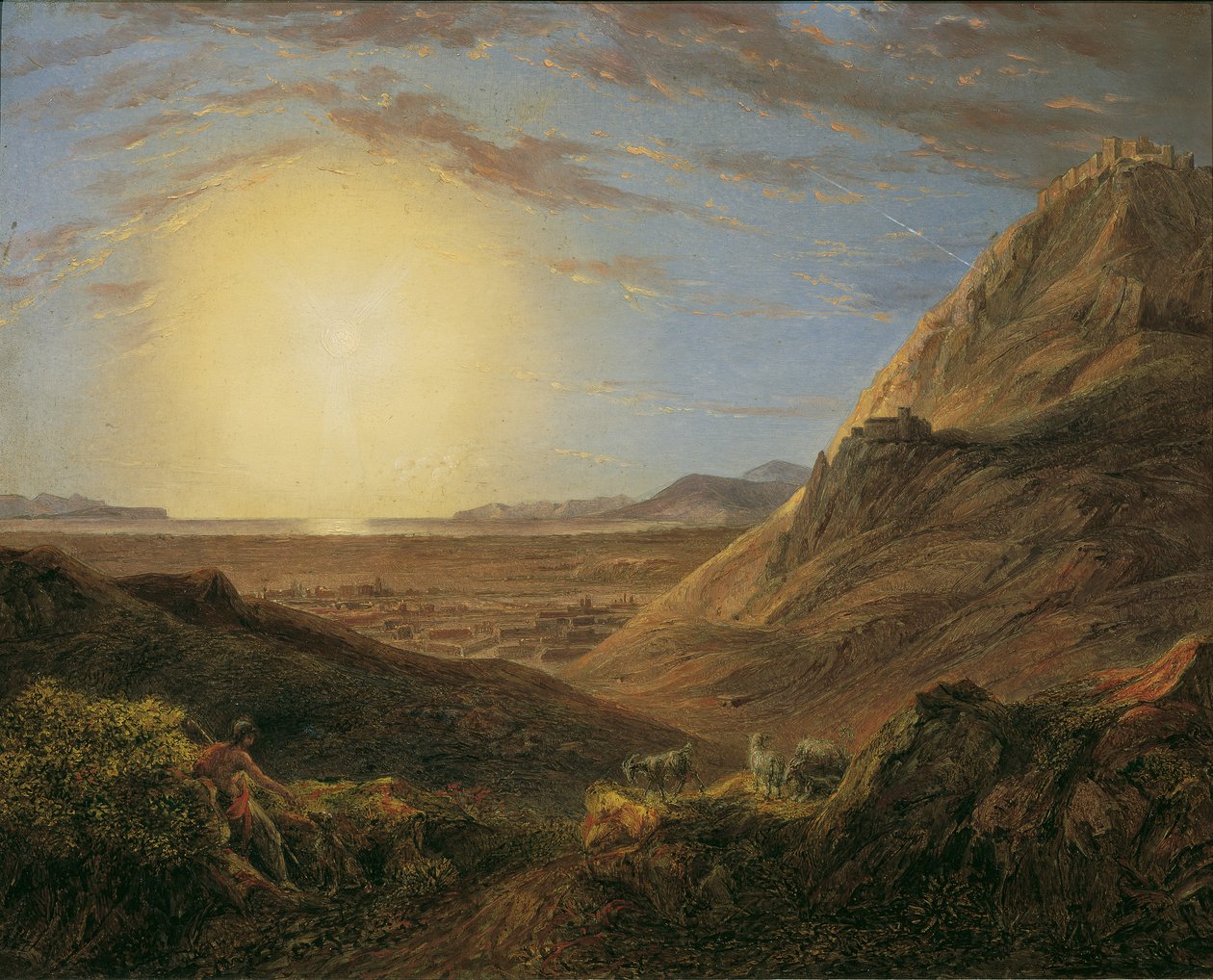 Athen nach Sonnenaufgang von Karl Agricola