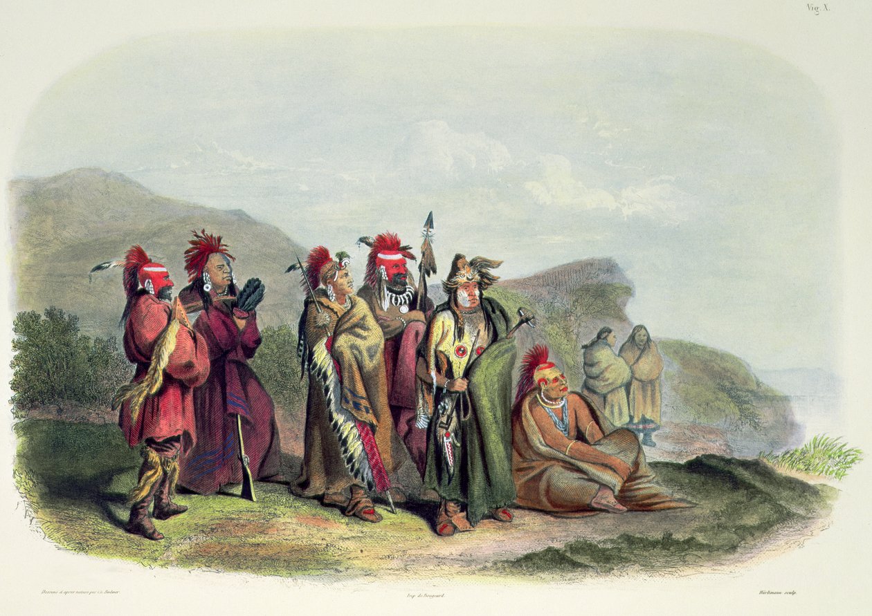 Saukie- und Fox-Indianer, Platte 20 aus Band 1 von 