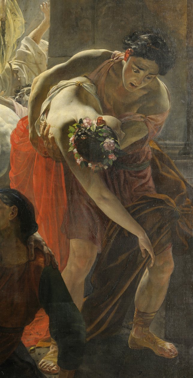 Detail (Der letzte Tag von Pompeji) von Karl Pavlovich Bryullov