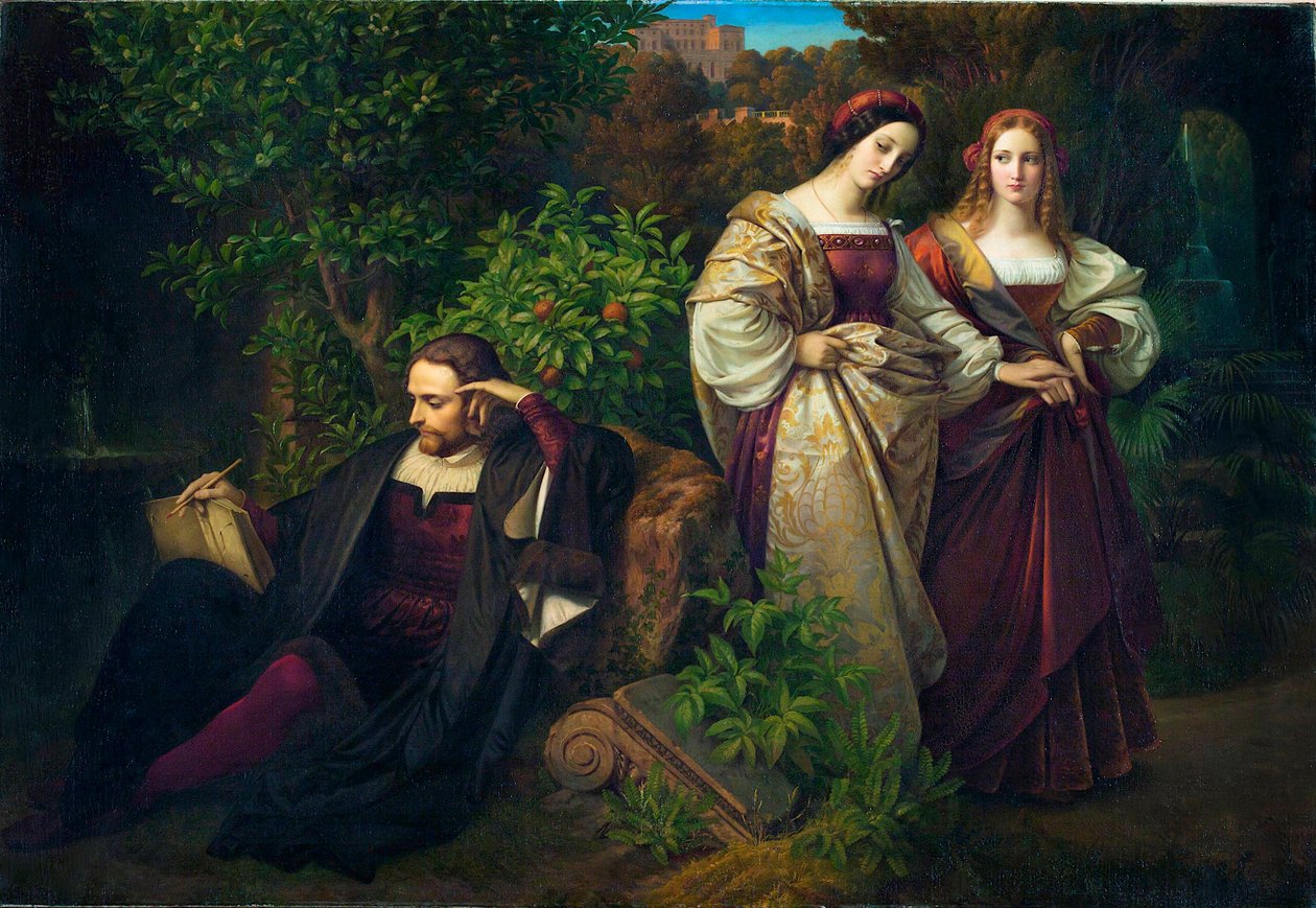 Torquato Tasso und die zwei Leonoren von Karl Ferdinand Sohn