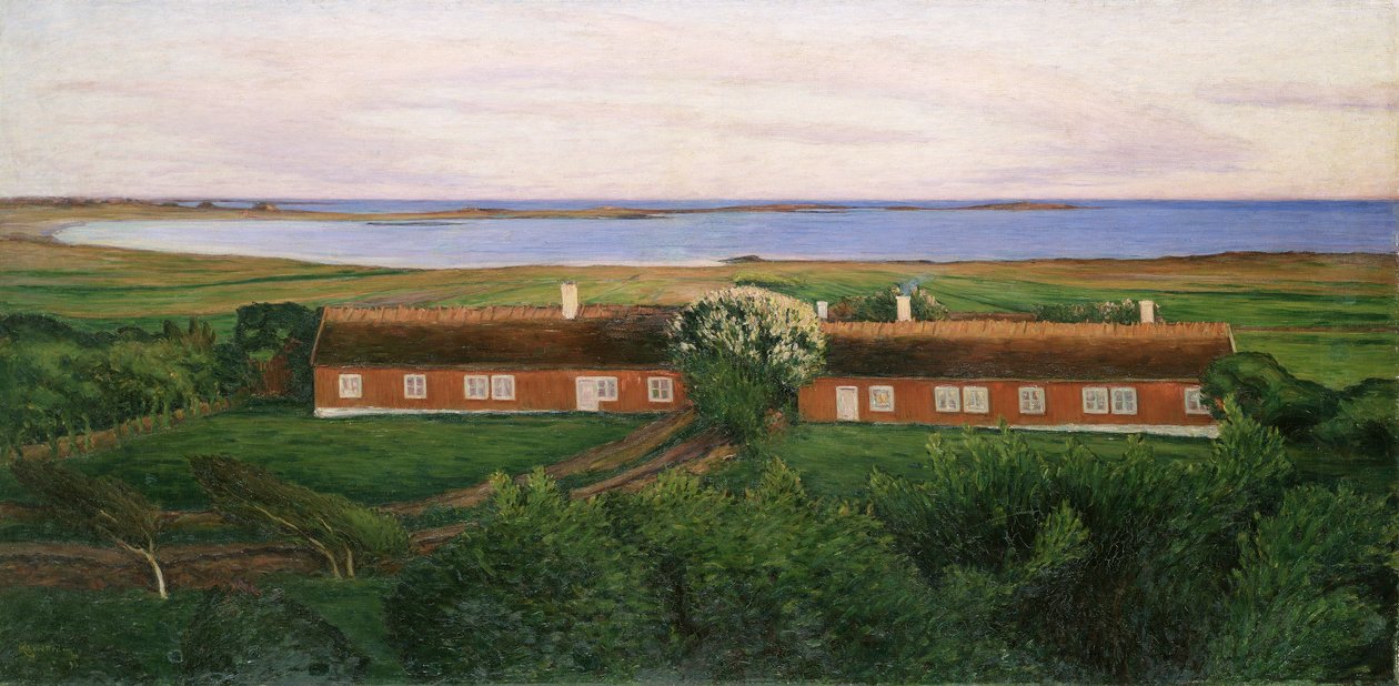 Die benachbarten Bauernhäuser, 1894 von Karl Fredrick Nordstrom
