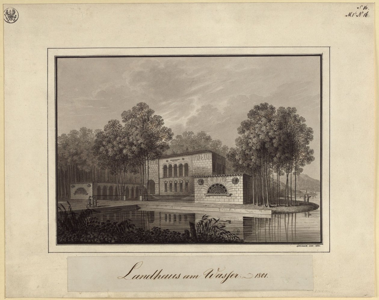 Landhaus am Wasser von Karl Friedrich Schinkel