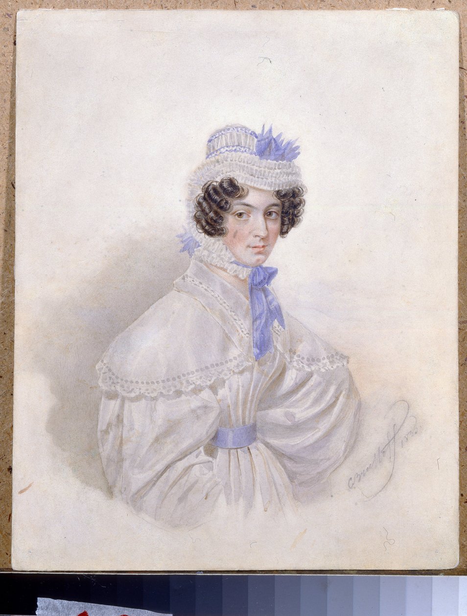Porträt von Anna Borisovna Bakunina (1802-1835) von Karl Pavlovich Bryullov