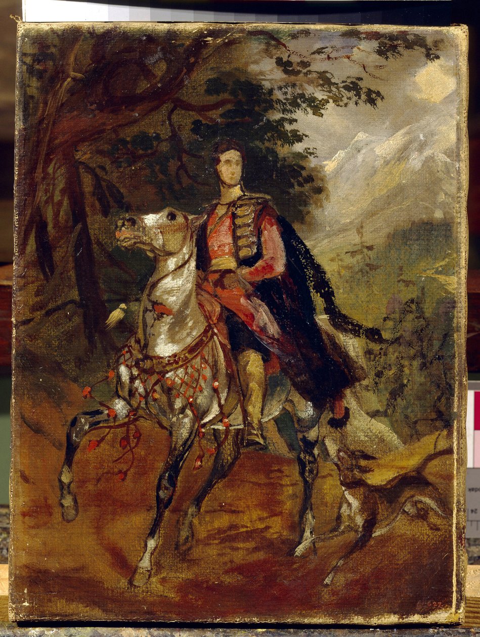 Porträt des Grafen Anatole Nikolajewitsch Demidow, erster Prinz von San Donato (1812-1870) - Gemälde von Karl Pawlowitsch Brjullow (1799-1852) von Karl Pavlovich Bryullov